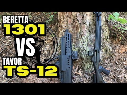 ULTIMATE BERETTA 1301 TACTICAL LE VS IWI TAVOR TS-12 - SERIES - "BILL DRILLS" & BREAK IN PART 1