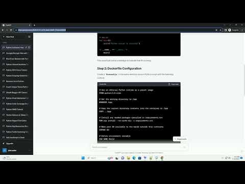 health check for Python script inside a container