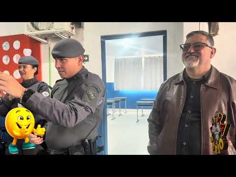 PROERD 2026 NA ESCOLA MUNICIPAL FONTE DAS ÁGUAS CLARAS EM JUQUITIBA COM A PALAVRA AUTORIDADES PRESENTES
