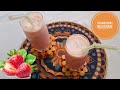 How To Make Strawberry Milkshake Strawberry Milkshake Recipe Without Ice Cream Perfect Taste