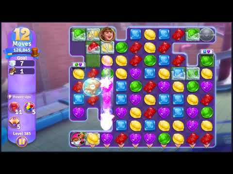 Wonka's World of Candy Level 385 - NO BOOSTERS + FULL STORY 🍫 | SKILLGAMING ✔️
