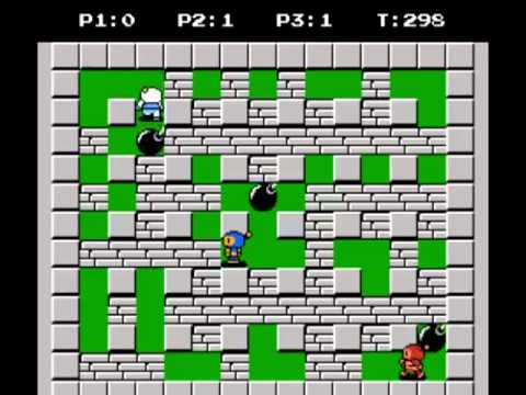 Bomberman II(NES) - Battle Mode: Brightentayle(1p), Benderrodrigez(2p), Death Devil(3p)