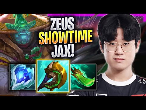 ZEUS SHOWTIME WITH JAX! - T1 Zeus Plays Jax TOP vs Gangplank! | Season 2023