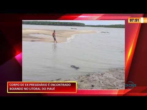 Populares encontra corpo de ex-presidiário boiando no litoral do Piauí 12 11 2020