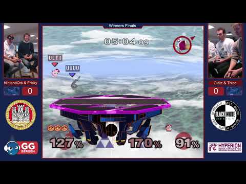 GG Bergen 26.10.19 - NintendOrk & FriskyCissin vs Oldiz & Thicc - WF - Melee Doubles