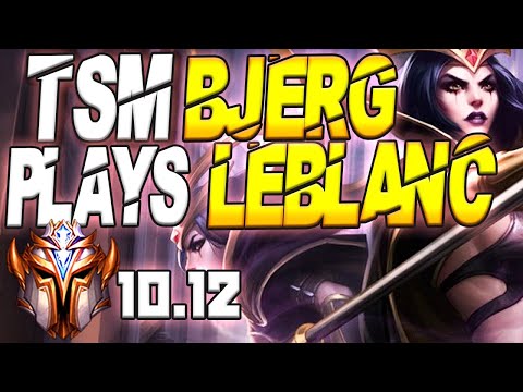 TSM Bjergsen Plays LeBlanc vs Vel'Koz Mid Lane -10.12