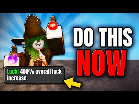 Get 400% LUCK BOOST RIGHT NOW in The Forge (Roblox)