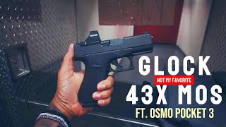 Glock 43X MOS First Impressions & Osmo Pocket 3 Low-Light Test at the Range
