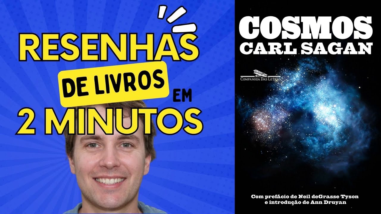 📚 Livro "Cosmos" escrito por Carl Sagan [RESENHA EM 2 MINUTOS]