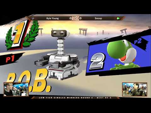 Rise 2018 Low-Tier WR2 - Kyle Young (ROB) vs Snoop (Yoshi)