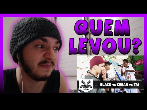 Black (BA) vs Cesar (ES) vs Tai (PE) (1ª Fase) - Duelo de MCS Nacional 2016 - 20/11/16 | REACT BAUEB
