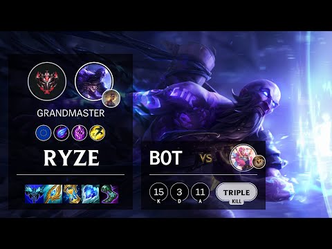 Ryze Bot vs Seraphine - EUW Grandmaster Patch 11.18