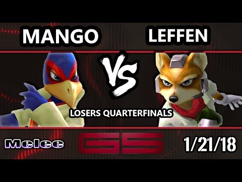 GENESIS 5 SSBM - C9 | Mango (Falco) VS TSM RB | Leffen (Fox) - Smash Melee LQF
