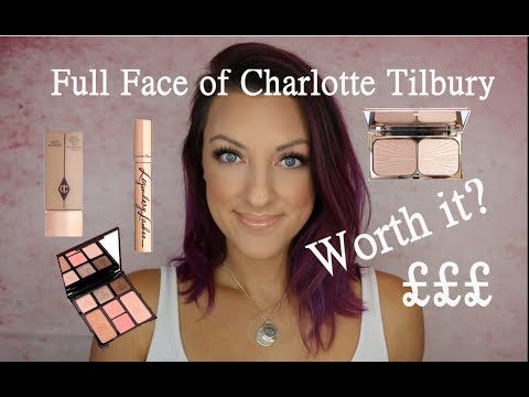 Full face of Charlotte Tilbury tutorial/review!!