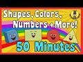 Shapes Colors Counting Songs And More Kids Song Compilation The Singing Walrus