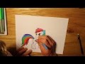 How To Draw Rainbowdash - Sped Up 