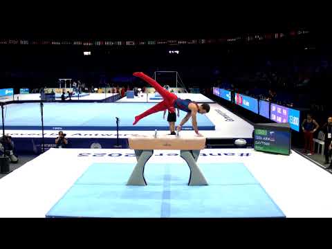 DAVTYAN Artur (ARM)_2023 Artistic Worlds, Antwerp (BEL)_Qualifications_Pommel Horse