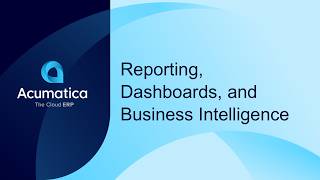 Reporting, Dashboards and Business Intelligence