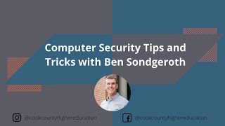 Computer Security Tips and Tricks