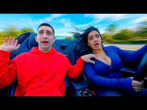 FIANCE REACTS TO LAMBORGHINI LAUNCH! *HE FREAKED*