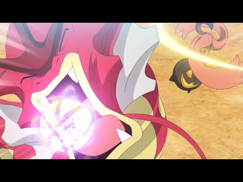 Lance’s Gyrados and Hydreigon vs Diantha’s Gourgiest Pokémon (2019) Episode 116 English Sub