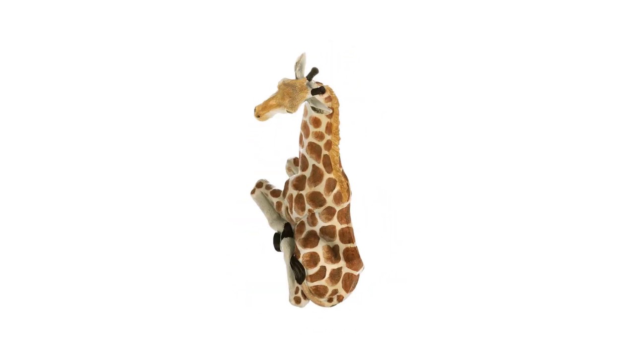 Zari the Resting Giraffe Statue: Large Video