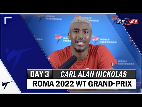 CARL ALAN NICKOLAS POST FIGHTS INTERVIEW - ROMA 2022 WT GRAND PRIX