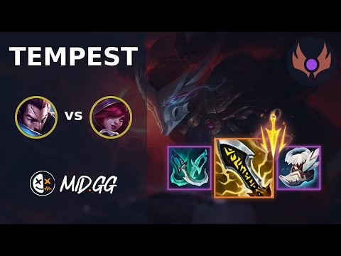 MID.GG: [ Tempest ] Yasuo BOT vs Xayah | NA MASTER | LOL Season 2025