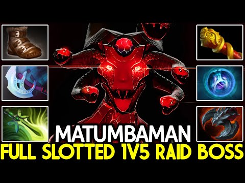 MATUMBAMAN [Medusa] Super Carry Full Slotted 1v5 Raid Boss Dota 2