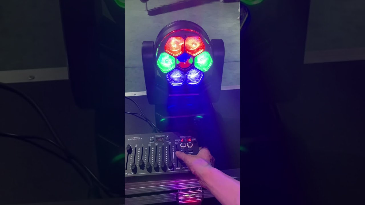 7x40w bee eye moving head light #stagelighting #movingheadlight