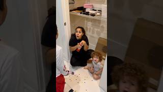 Mom and daughter get caught with all the candy &amp; skittle drinks #shorts