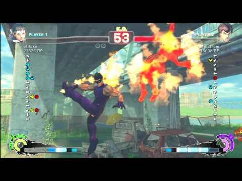 SSF4 Rank Match  efllake (SK)  vs  frostmaelstrom (FE)