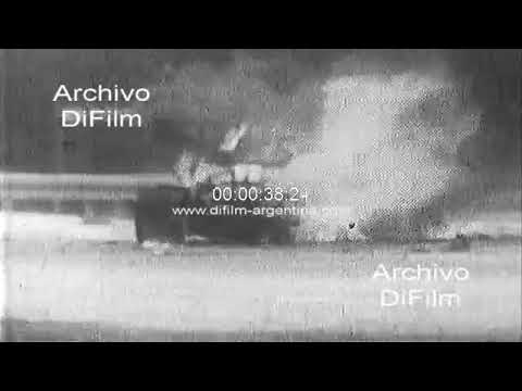 Pilot accident Pedro Rodriguez in Germany 1971 FOOTAGE ARCHIVE