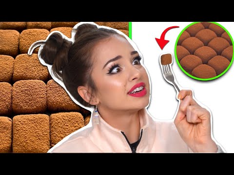 I TRIED MAKING FLUFFY MILK CHOCOLATE TRUFFLES