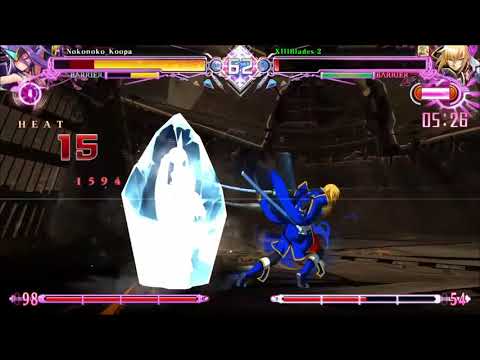 BBCF2 Netplay 9/24/17 - XIIIBlades (Jin) vs Koopa Klawz (Izanami) Part 1/2