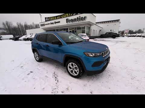 2026 Jeep Compass Sport 4x4 in Blue for sale at Frontier Chrysler Dodge Jeep Ram Fiat Ltd. in Smithers, BC