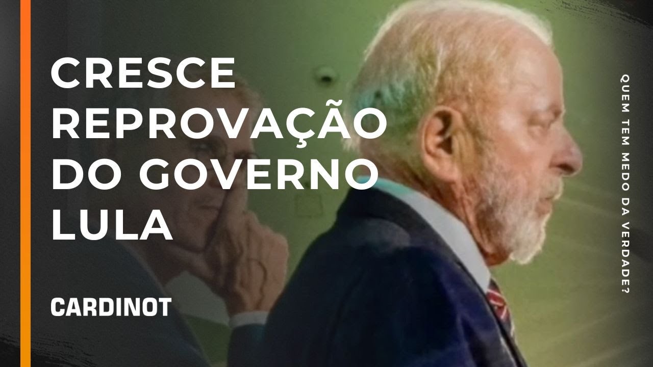 Cresce reprovação do governo Lula- Cortes de CARDINOT AO VIVO