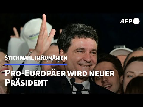 Stichwahl um Präsidentenamt in Rumänien: Pro-europäischer Kandidat gewinnt | AFP