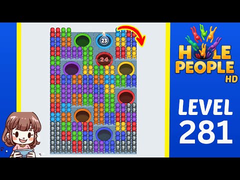 Hole People Level 281 Solution Walkthrough