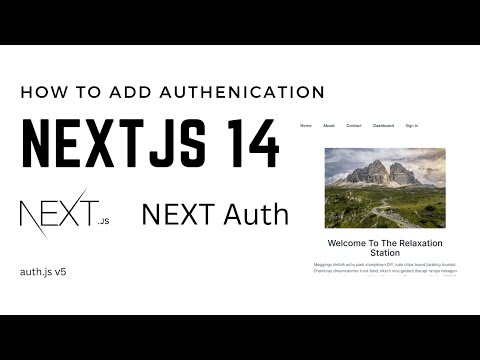 How to add next-auth v5 to nextjs 14 project | beginner project | server side