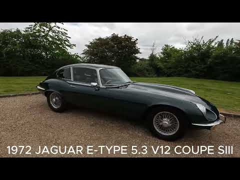 1972 JAGUAR E TYPE 5.3 V12 COUPE SIII