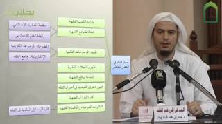 مقرر المدخل إلى الفقه - عامر بهجت (إخراج تعليمي الفيديو مع المشجرات) 10 image