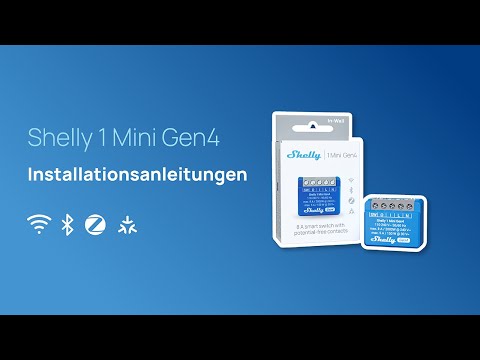 Shelly 1 Mini Gen4 - Installationsvideo (DE)