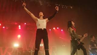 Black Veil Brides Fallen Angels &amp; In The End (closeout) live at Sokol