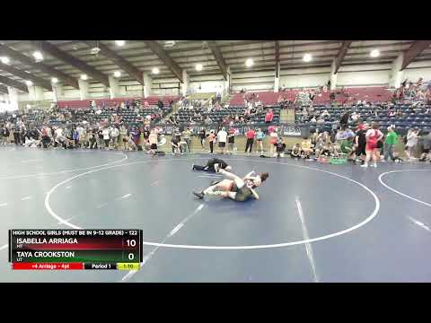 122 Lbs Cons. Round 3 - Isabella Arriaga, MT Vs Taya Crookston, UT 98c3