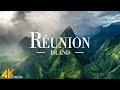 FLYING OVER RÉUNION ISLAND (4K UHD) • Stunning Footage, Scenic Relaxation Film with Calming Music