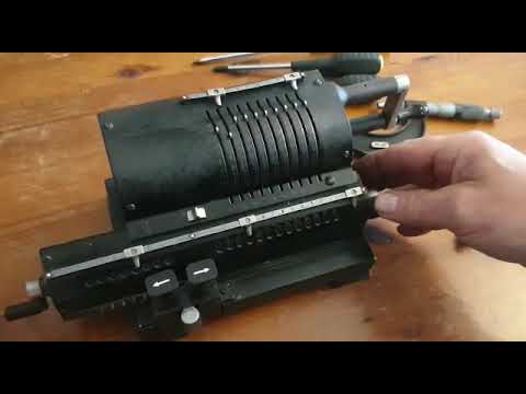 Swedish 1930 mechanical calculator repair