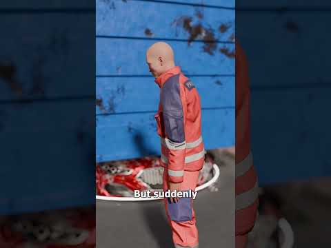 Shipping Container Fell On Their Car 😱