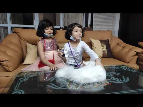 HRH Princess Myra Talib & HRH Princess Rifa Talib with their sister Dr. Tahira's Persian cat Ludo