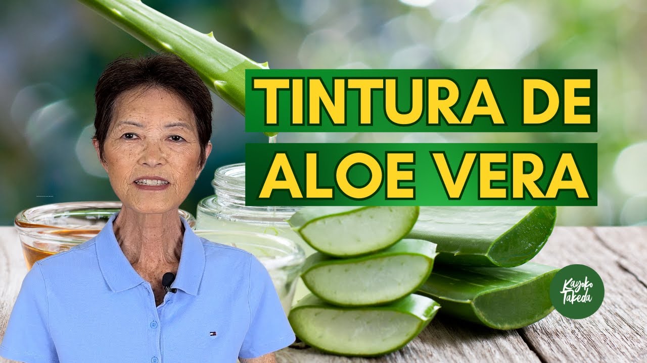 TINTURA DE ALOE VERA OU BABOSA
